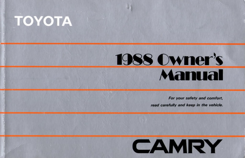 Picture of: Download  Toyota Camry Owners Manual e-book @ Megiu的部落格
