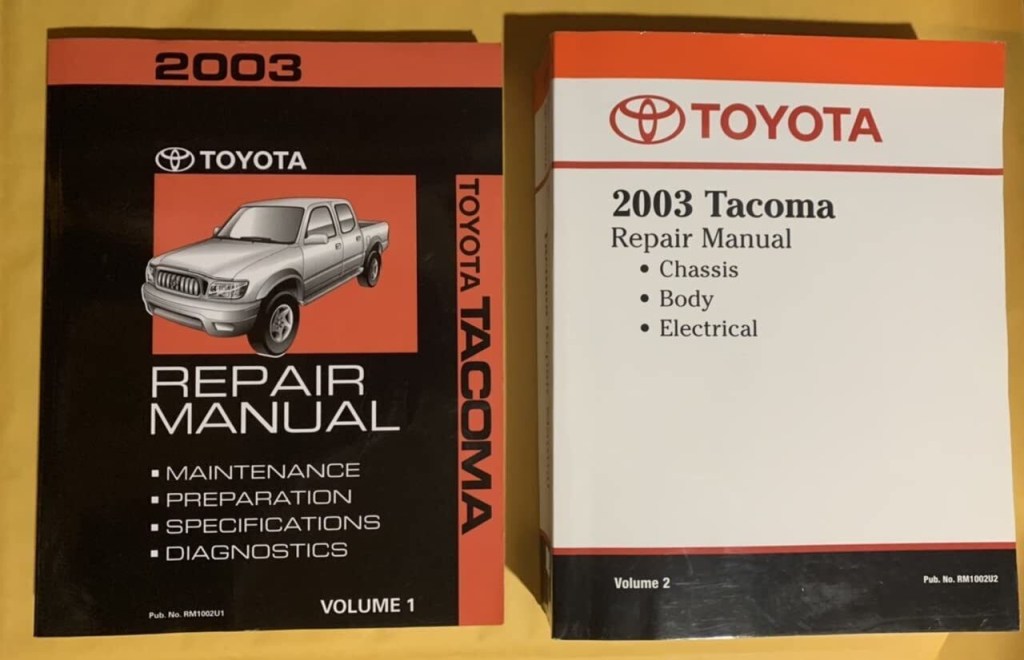 Picture of: FREE SHIPPING  Toyota TACOMA TRUCK Volumes + Service Shop Repair  Manuals