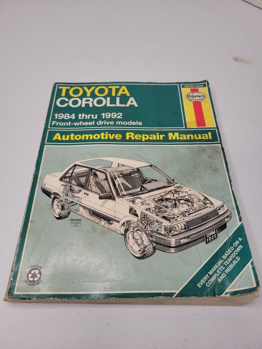 Picture of: Owners Workshop Manual Fits Toyota Corolla  Haynes , M