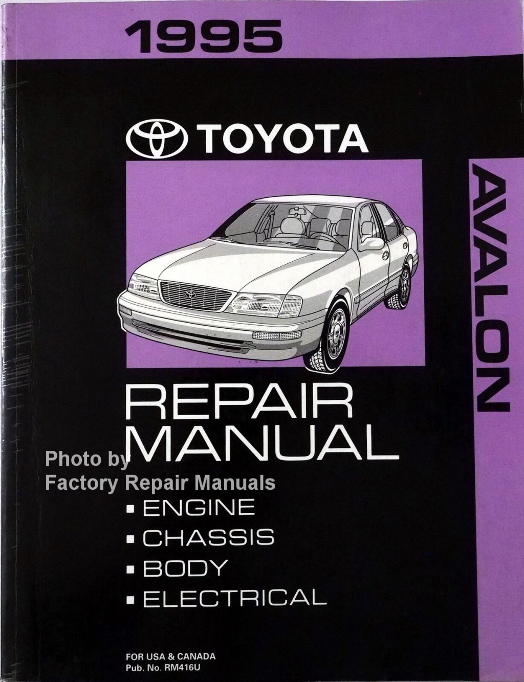 Picture of: Toyota Avalon Factory Service Manual Original Shop Repair Book XL XLS