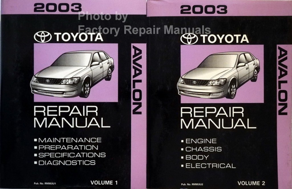 Picture of: Toyota Avalon Factory Service Manual Set Original Shop Repair
