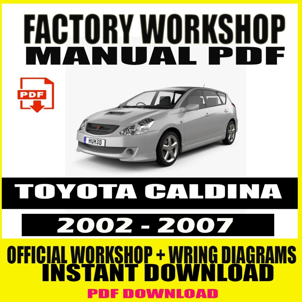 Picture of: Toyota Caldina T – Repair Manual  Digitalpaperpro