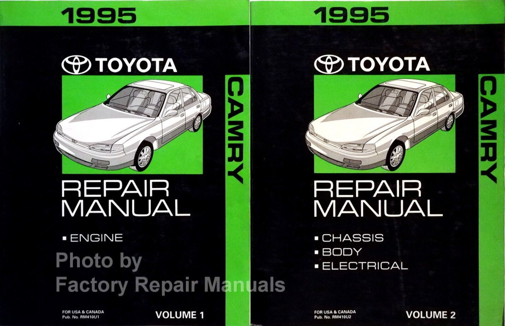 Picture of: Toyota Camry Factory Service Manual Set Original Shop Repair Books