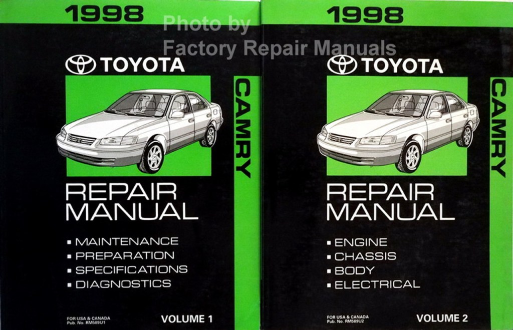 Picture of: Toyota Camry Factory Service Manual Set Original Shop Repair