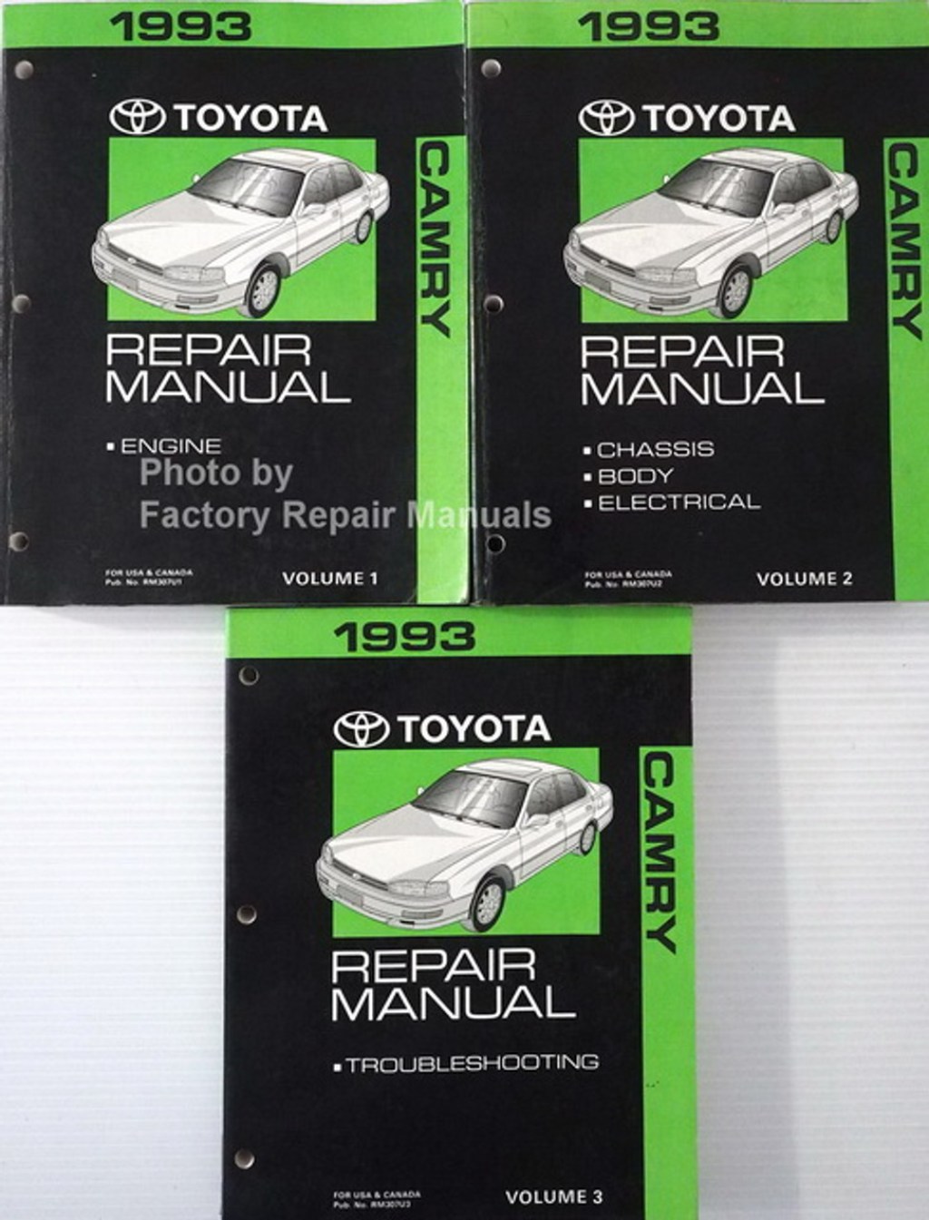 Picture of: Toyota Camry Factory Service Manual  Volume Set Original