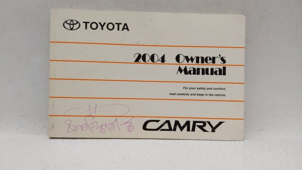 Picture of: Toyota Camry Owners Manual JFLW