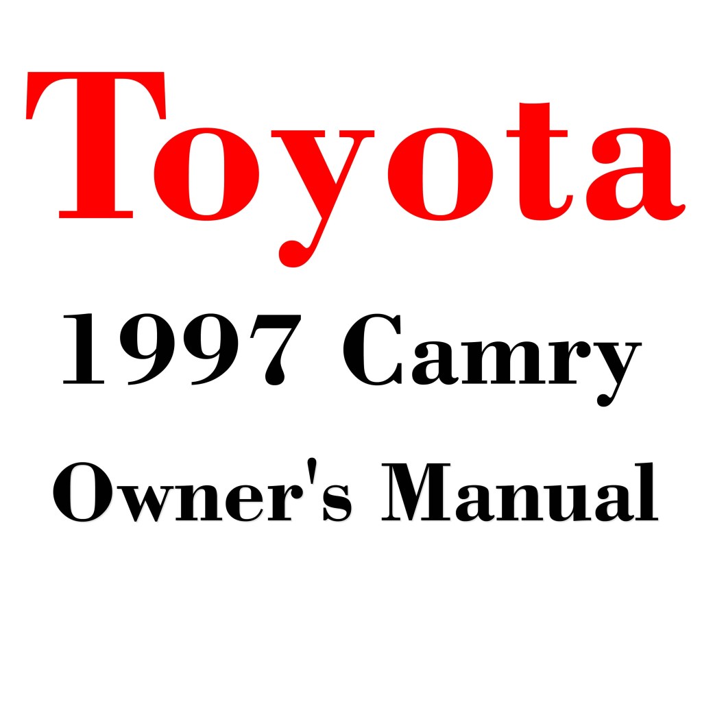Picture of: Toyota Camry Owners Manual PDF Digital Download – Etsy