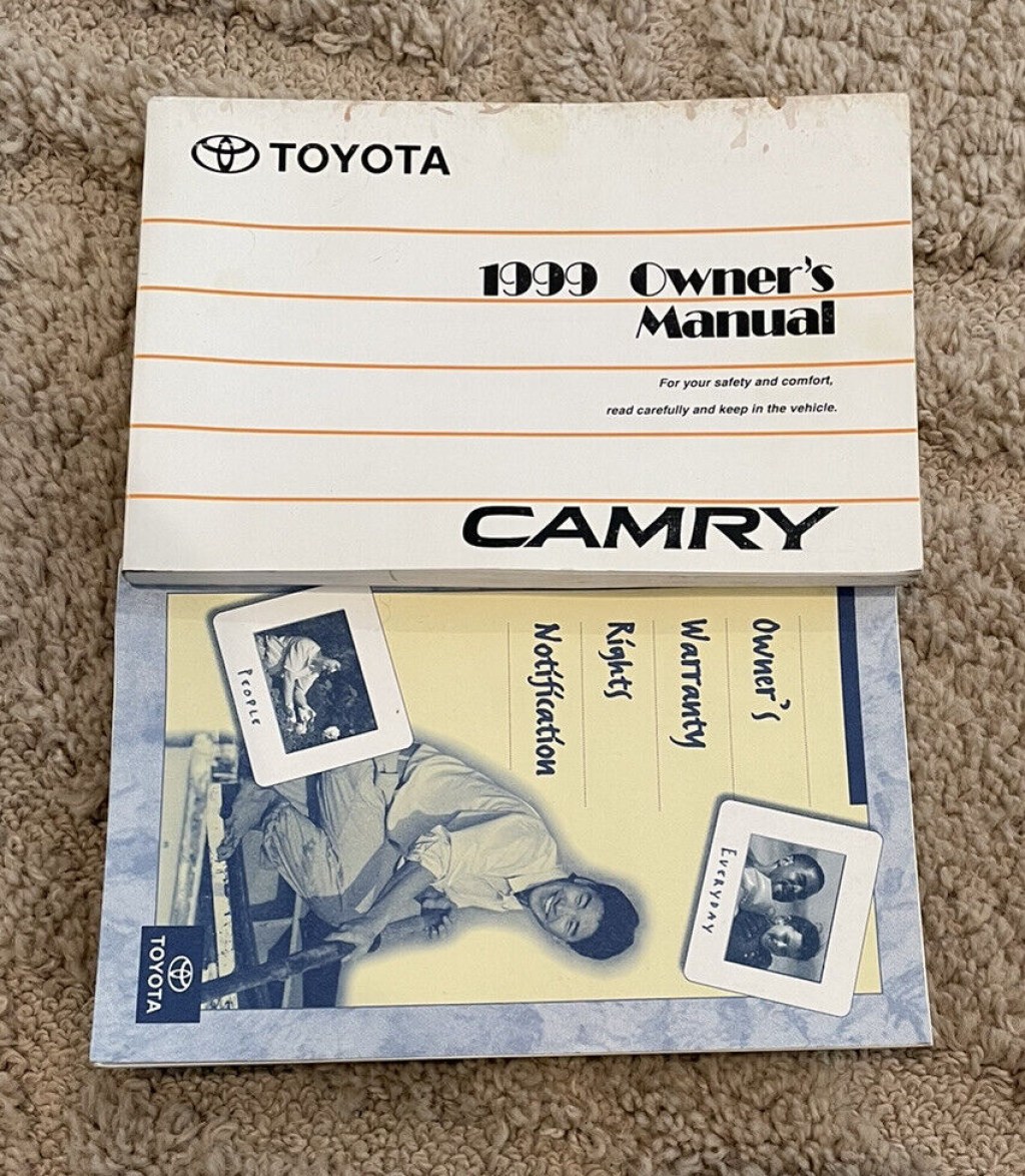 Picture of: Toyota Camry owners manual with supplement