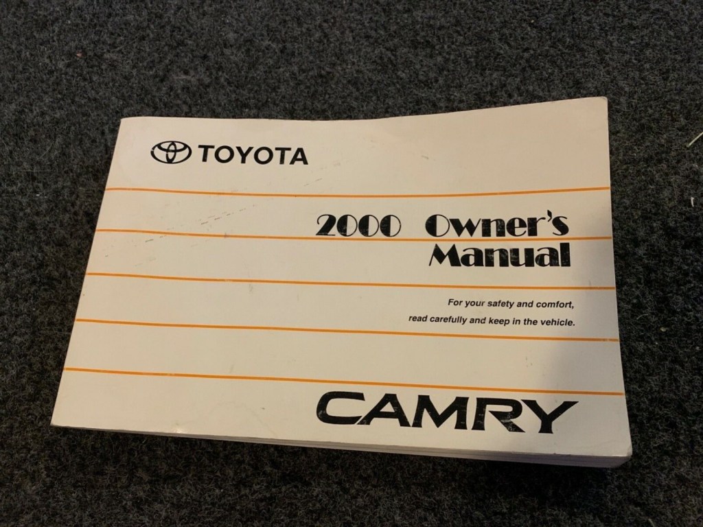 Picture of: Toyota  Camry Owners Manual