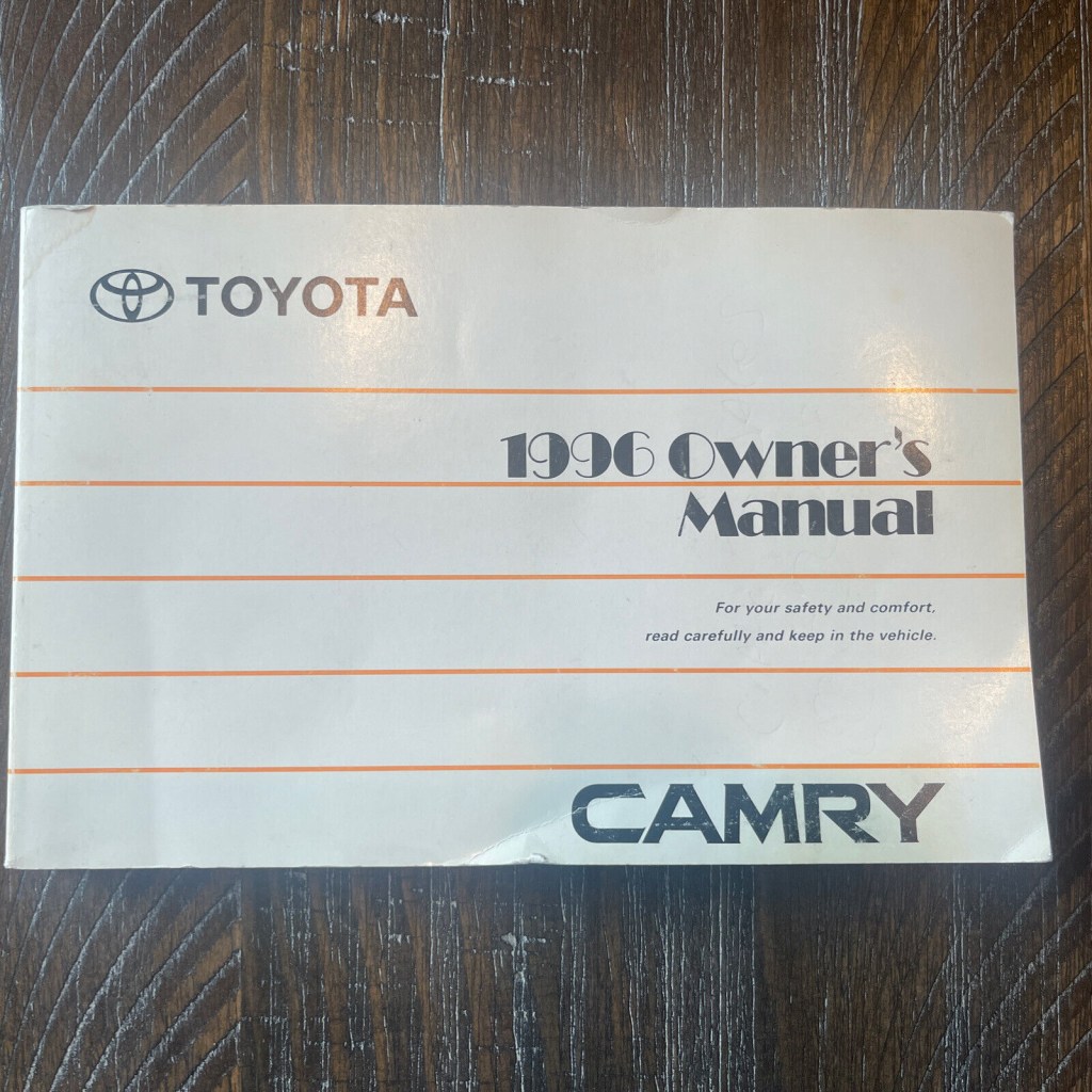 Picture of: Toyota Camry Owners Manual.