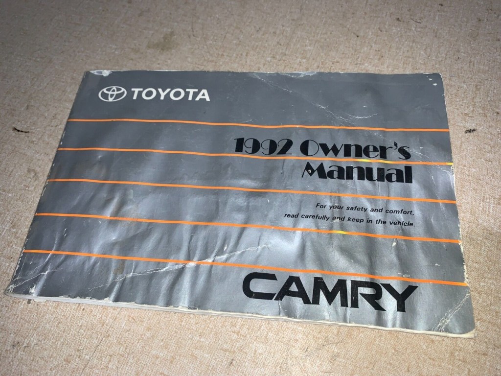 Picture of: Toyota Camry owners manual