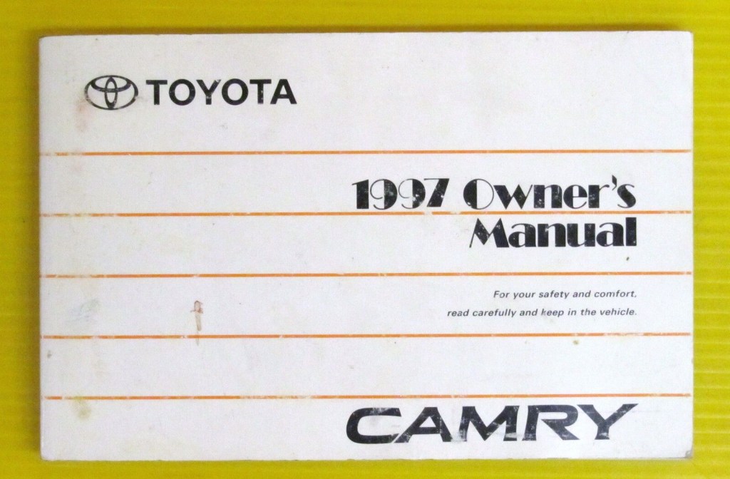 Picture of: Toyota Camry Owners Owner’s Manual CE LE XLE All Models