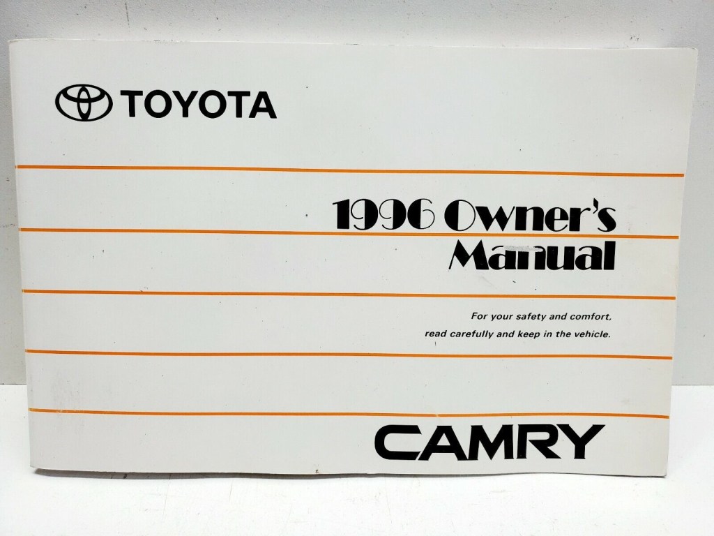 Picture of: Toyota Camry Sedan Owners Owner&#;s Manual Original Great