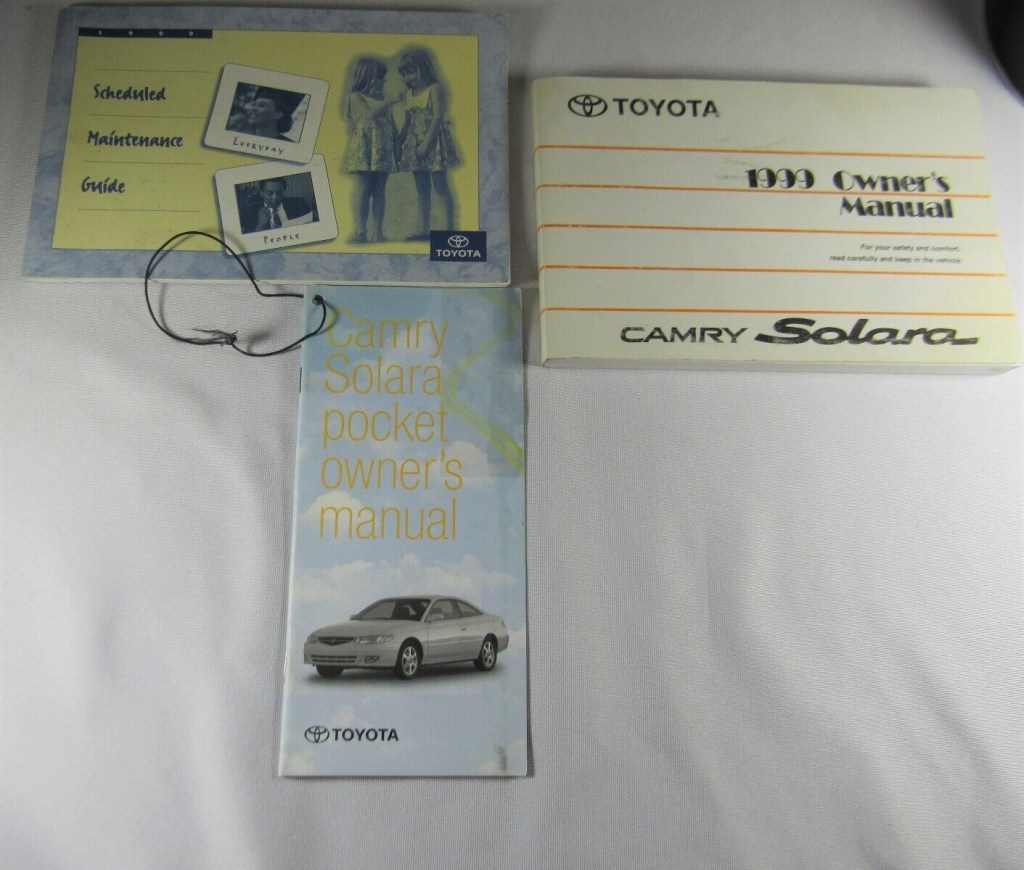 Picture of: Toyota Camry Solara Owners Manual Book