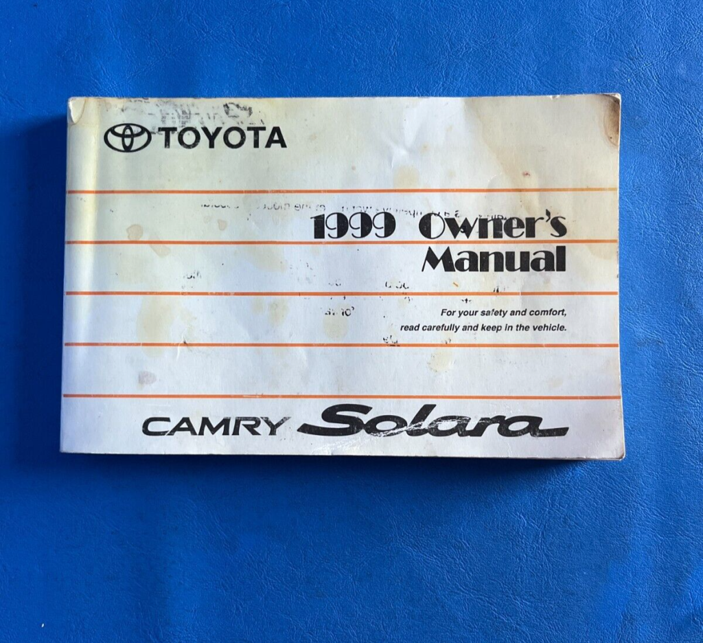 Picture of: Toyota Camry Solara Owners Manual  eBay