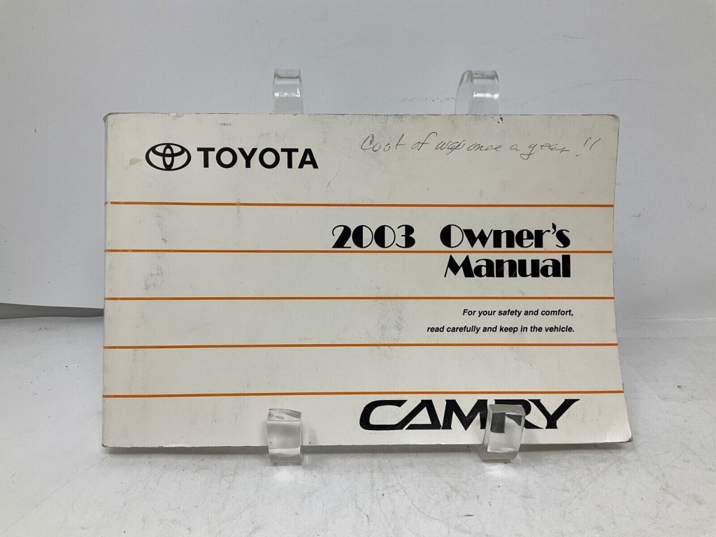 Picture of: Toyota Camry Solara Owners Manual Handbook OEM JB
