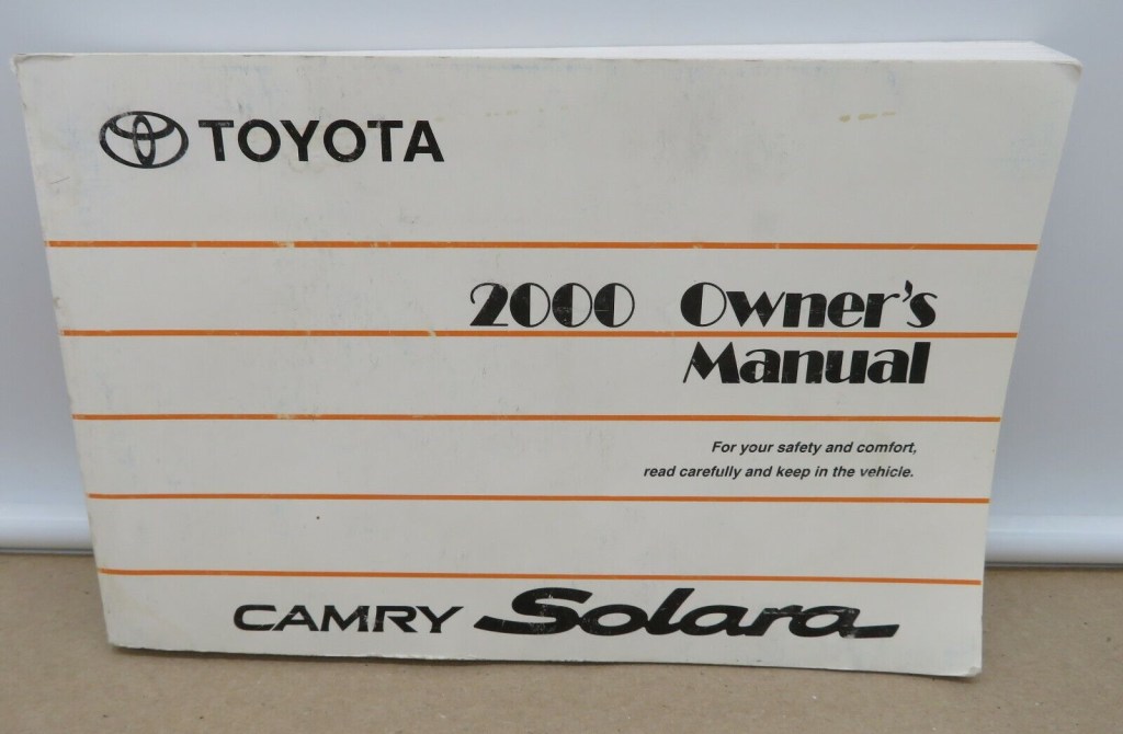 Picture of: Toyota Camry Solara Owners Manual User Guide Reference Operator Book  Fuses