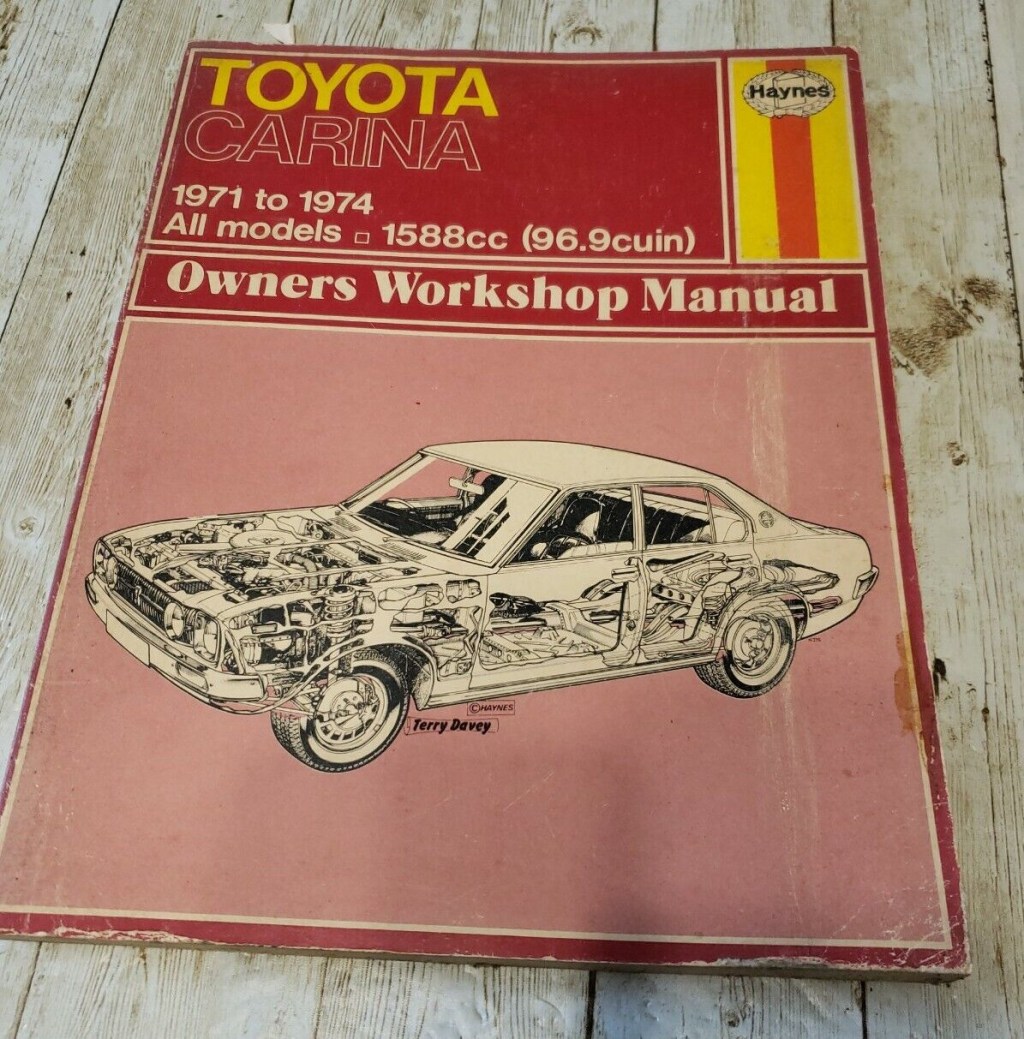 Picture of: TOYOTA CARINA  to  Owners Workshop Service REPAIR Manual
