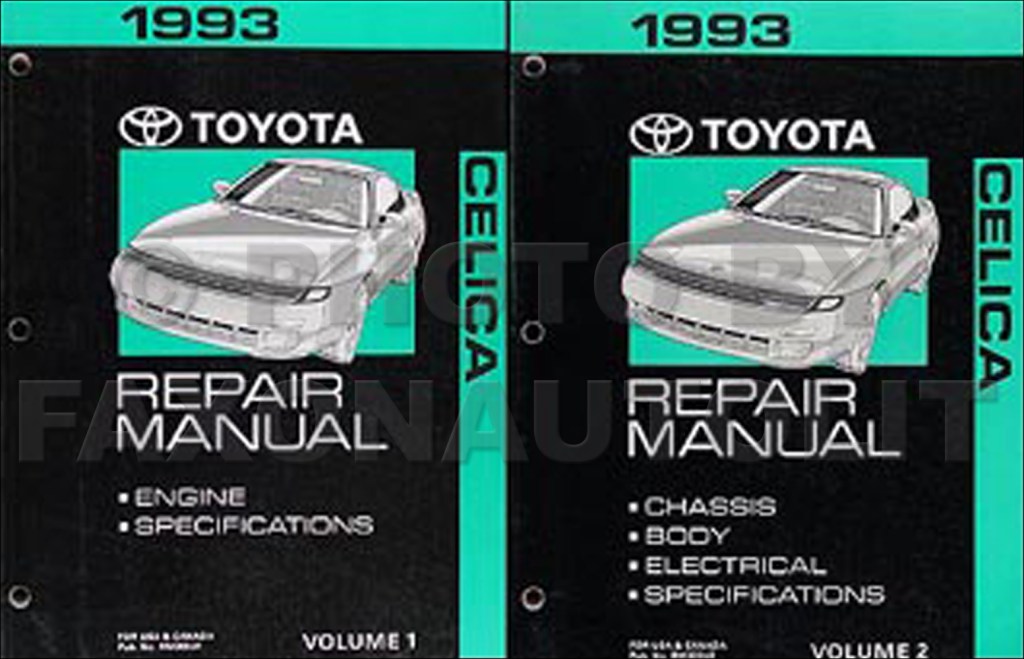 Picture of: – Toyota Celica Body Collision Repair Shop Manual Original