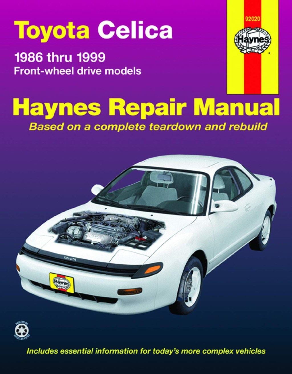 Picture of: Toyota Celica FWD (-)Haynes Repair Manual (USA) (Paperback)