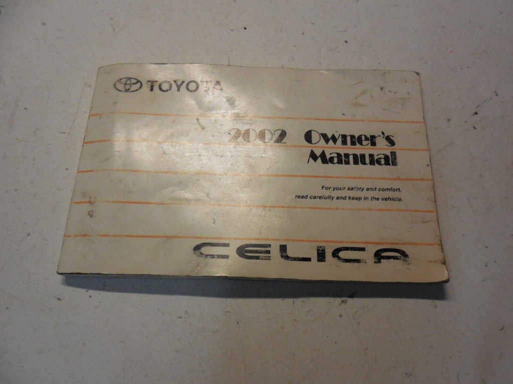 Picture of: Toyota Celica GT GTS Automatic Transmission Owners Manual Book