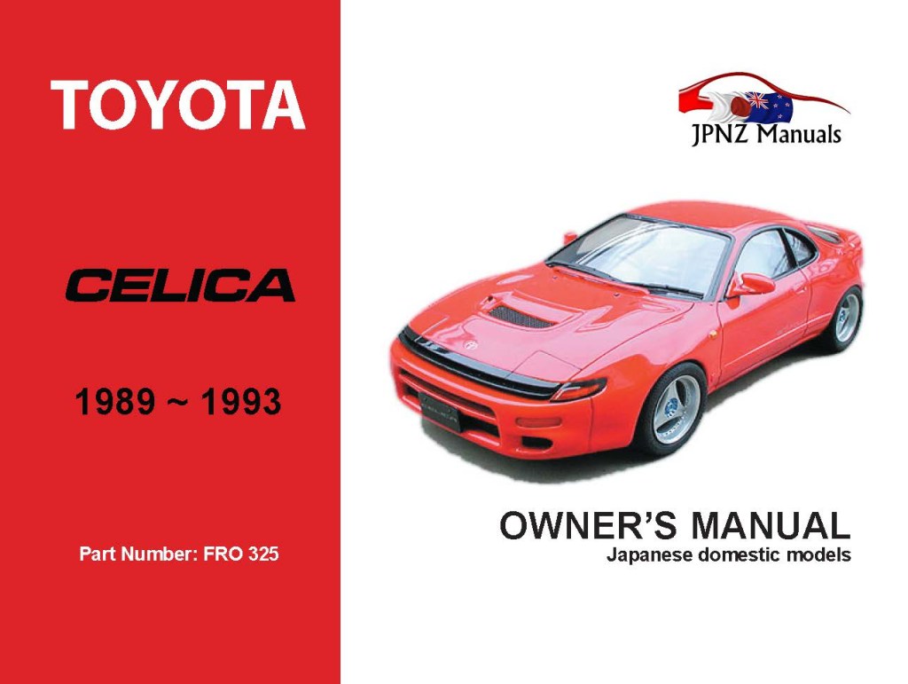 Picture of: Toyota – Celica Owner’s User Manual In English   –