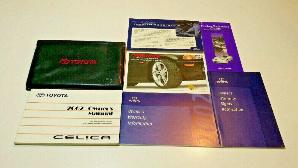 Picture of: TOYOTA CELICA OWNERS MANUAL GTS GT AUTO MANUAL TRANSMISSION SPORT  COUPE SET  eBay