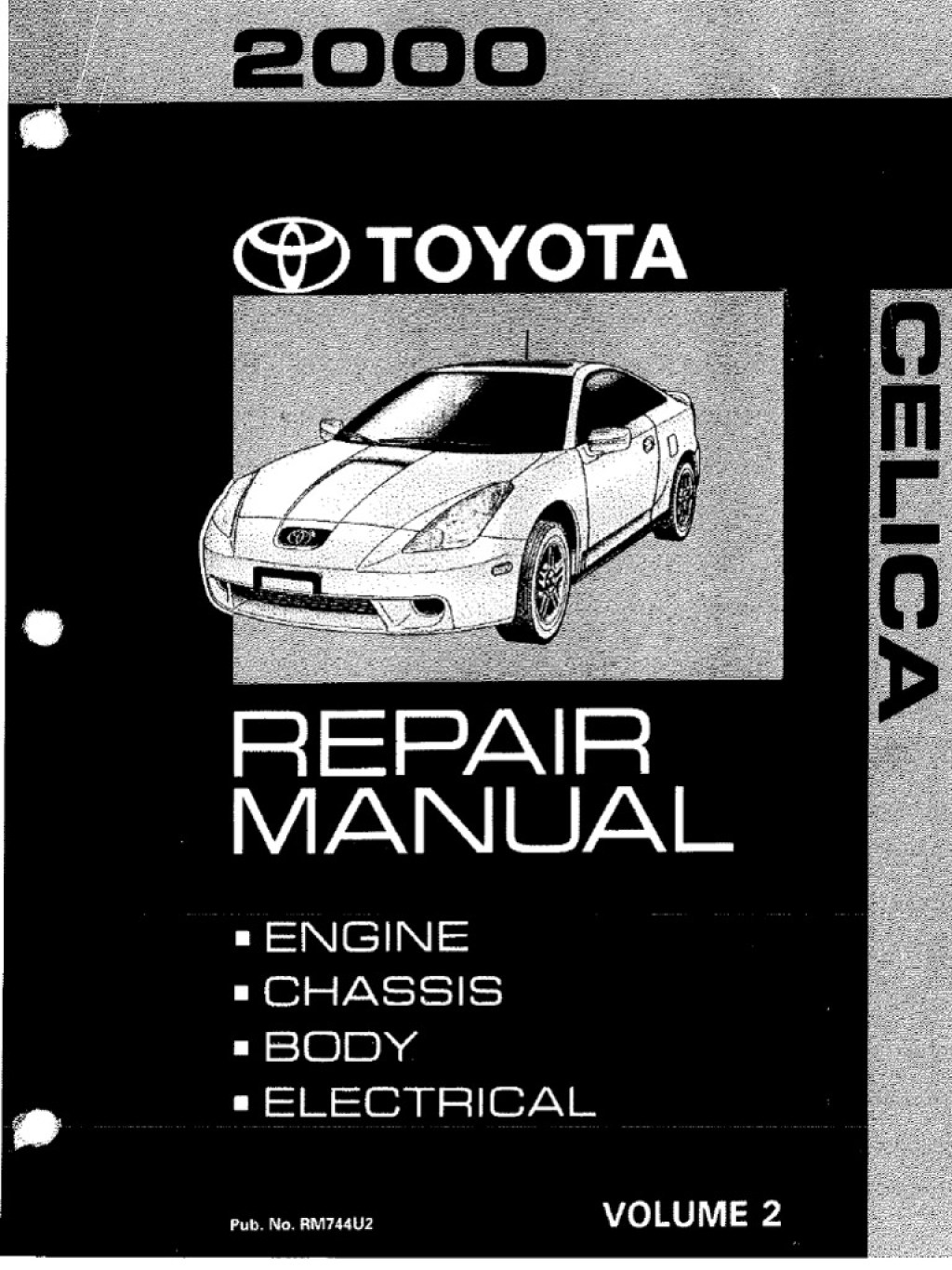 Picture of: – Toyota Celica Repair Manual Volume  PDF
