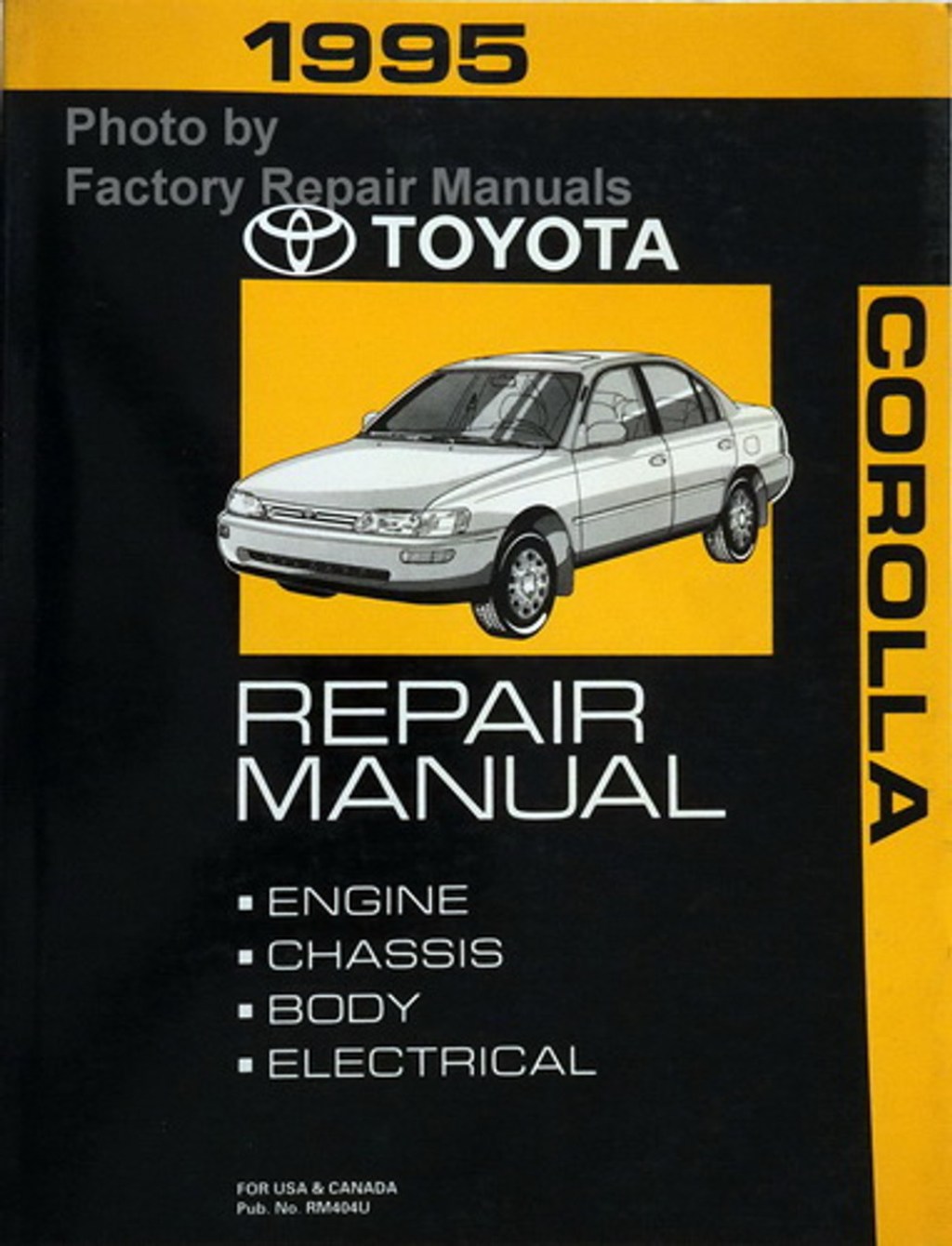 Picture of: Toyota Corolla Factory Service Manual Original Shop Repair