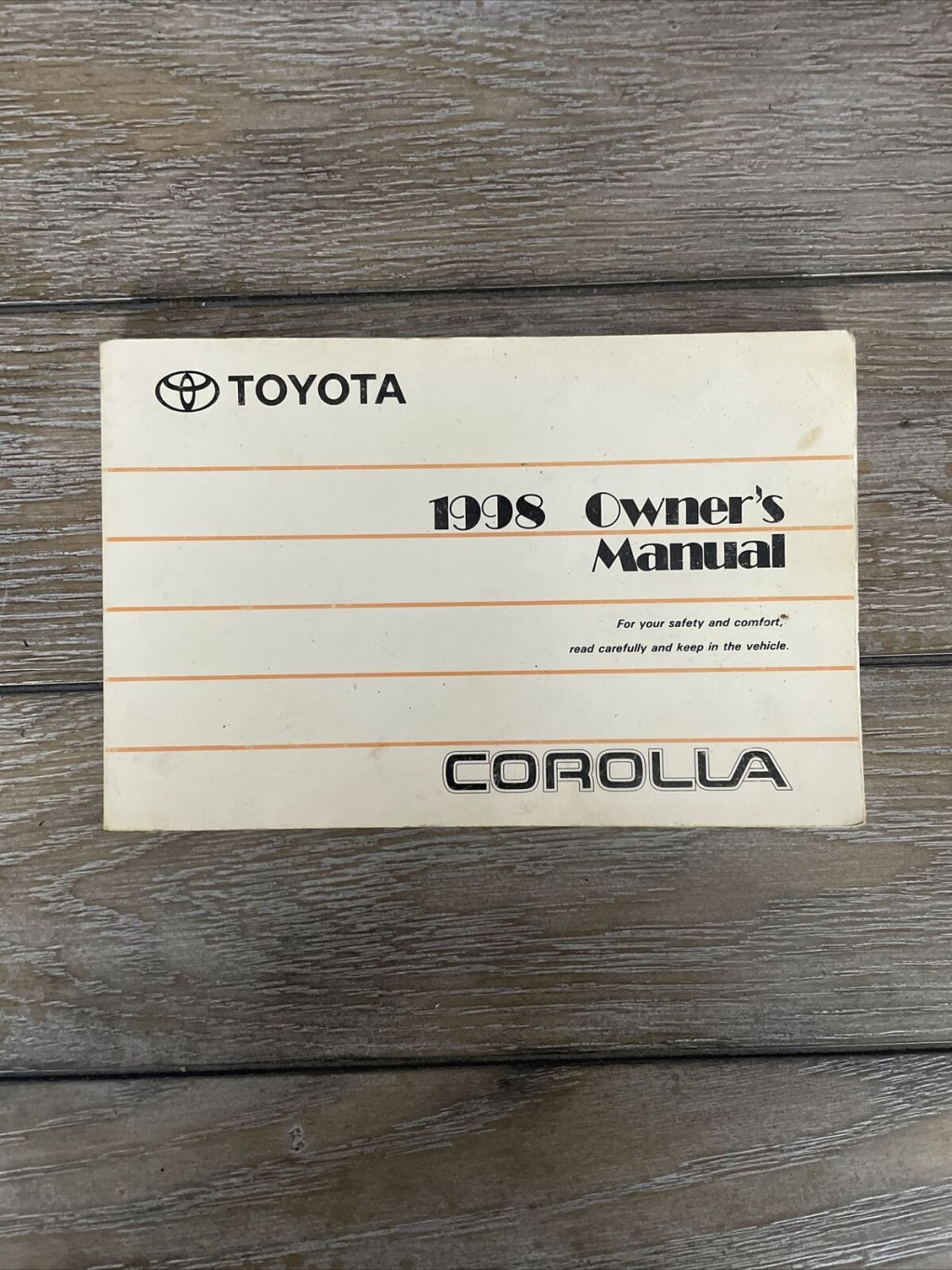 Picture of: Toyota Corolla Owners Manual