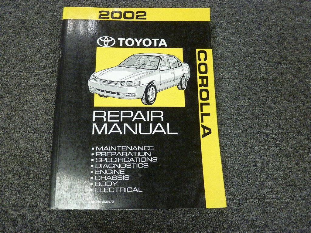 Picture of: Toyota Corolla Sedan Shop Service Repair Manual Book CE S LE