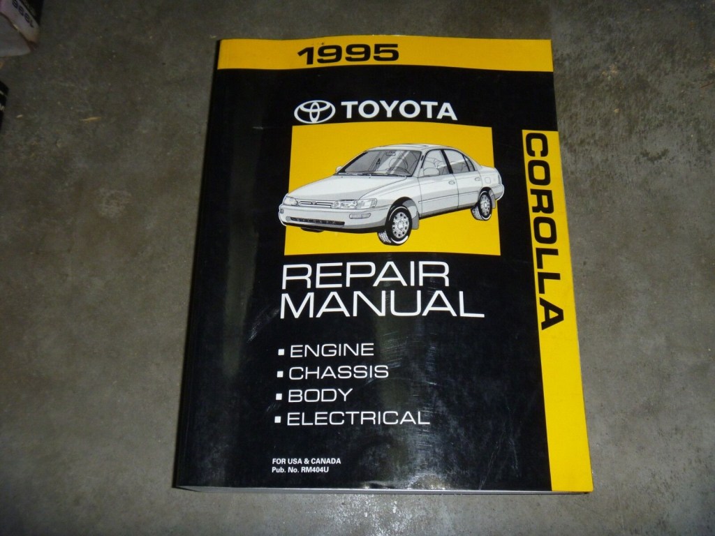 Picture of: Toyota Corolla Sedan Wagon Shop Service Repair Manual DX LE