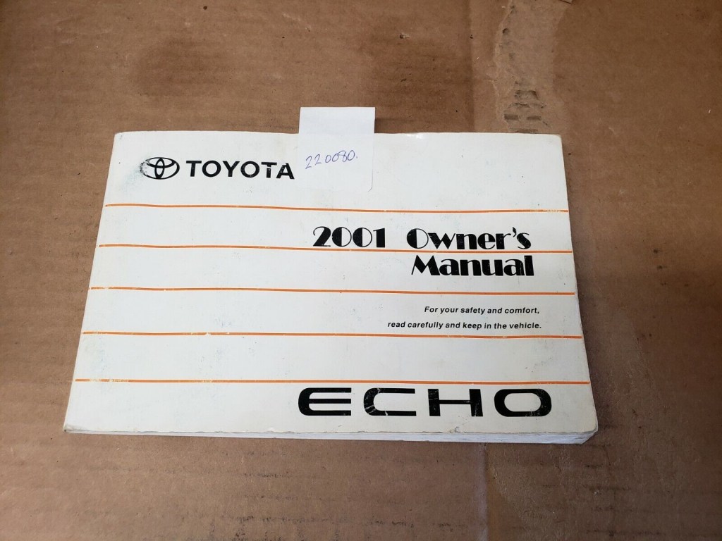 Picture of: TOYOTA ECHO OWNER OWNERS MANUAL NO CASE  eBay