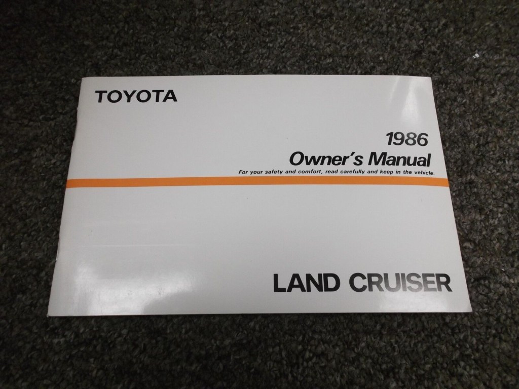 Picture of: Toyota Land Cruiser FJ Owner Operator Manual Book Hardtop Station  Wagon