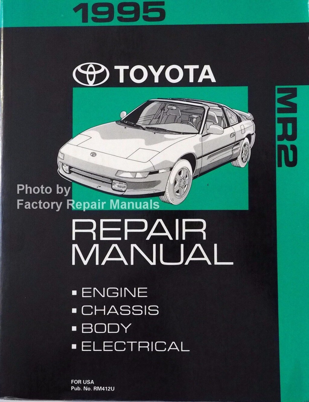 Picture of: Toyota MR Factory Service Manual Original Shop Repair Book Turbo T-Bar