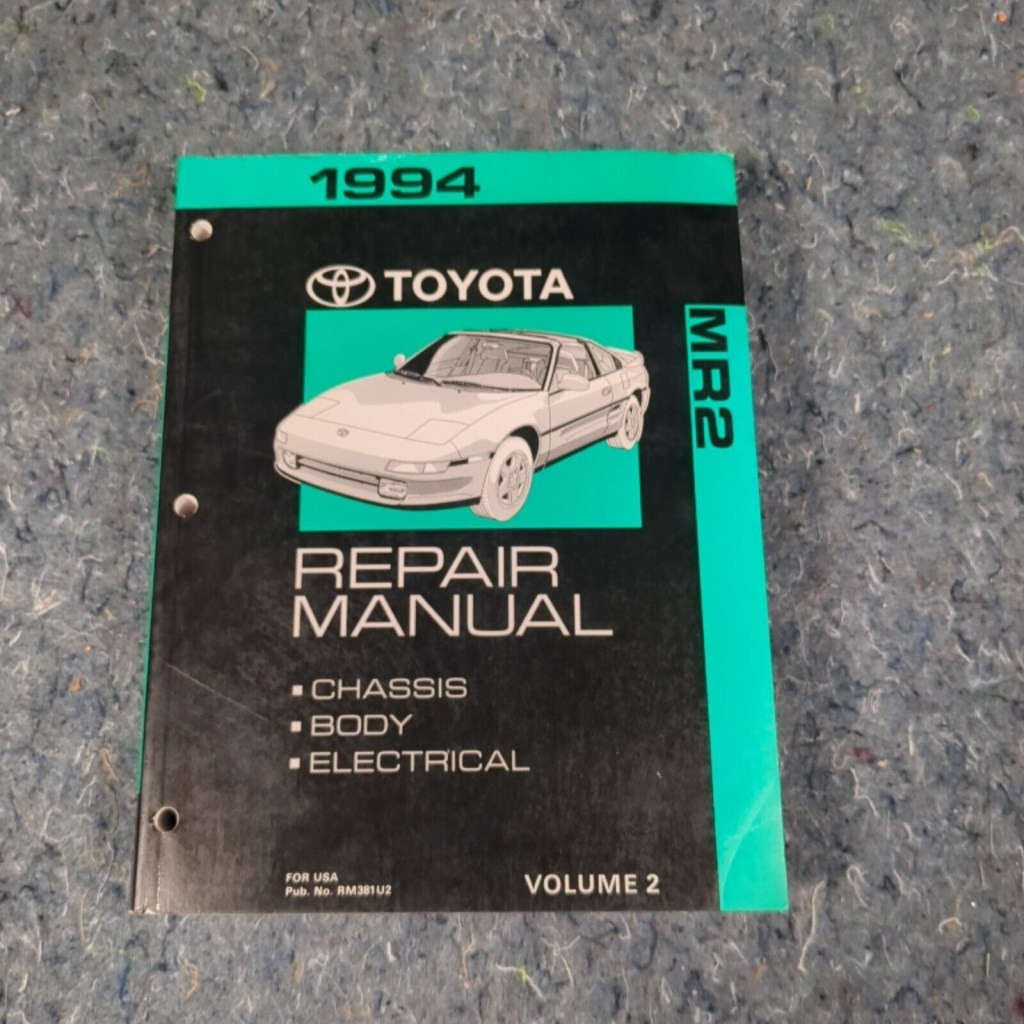 Picture of: Toyota MR Factory Service Repair Manual Volume  OEM