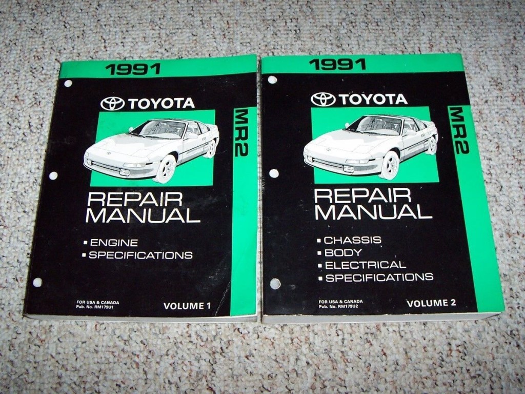 Picture of: Toyota MR Factory Shop Service Repair Manual Turbo  eBay