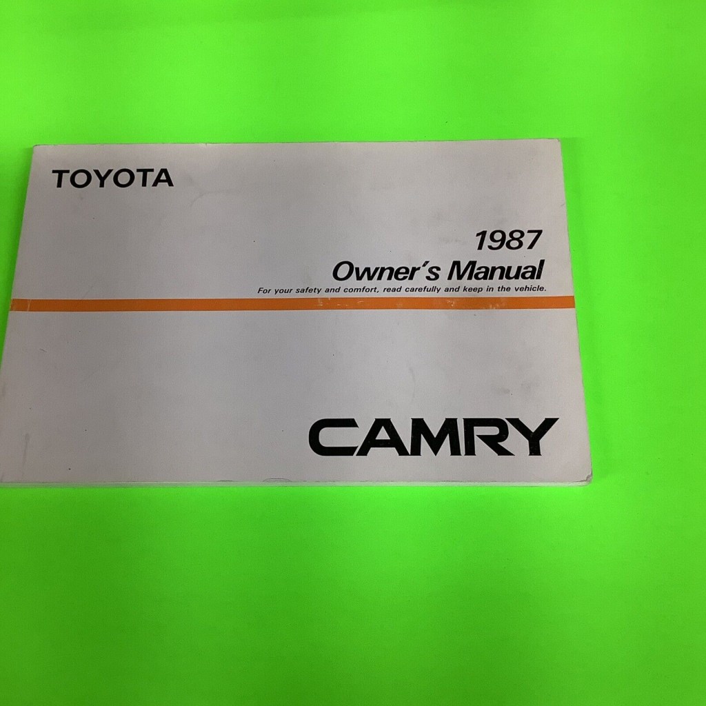 Picture of: toyota owners manual  Camry  eBay