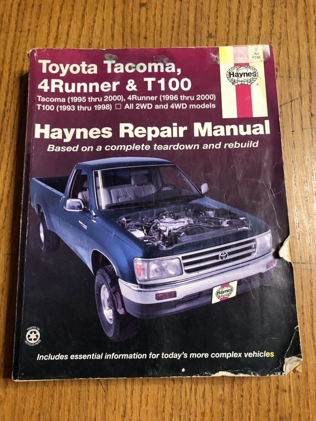 Picture of: Toyota Pick-up Truck – Shop Service Repair Manual Book Wiring  Diagrams