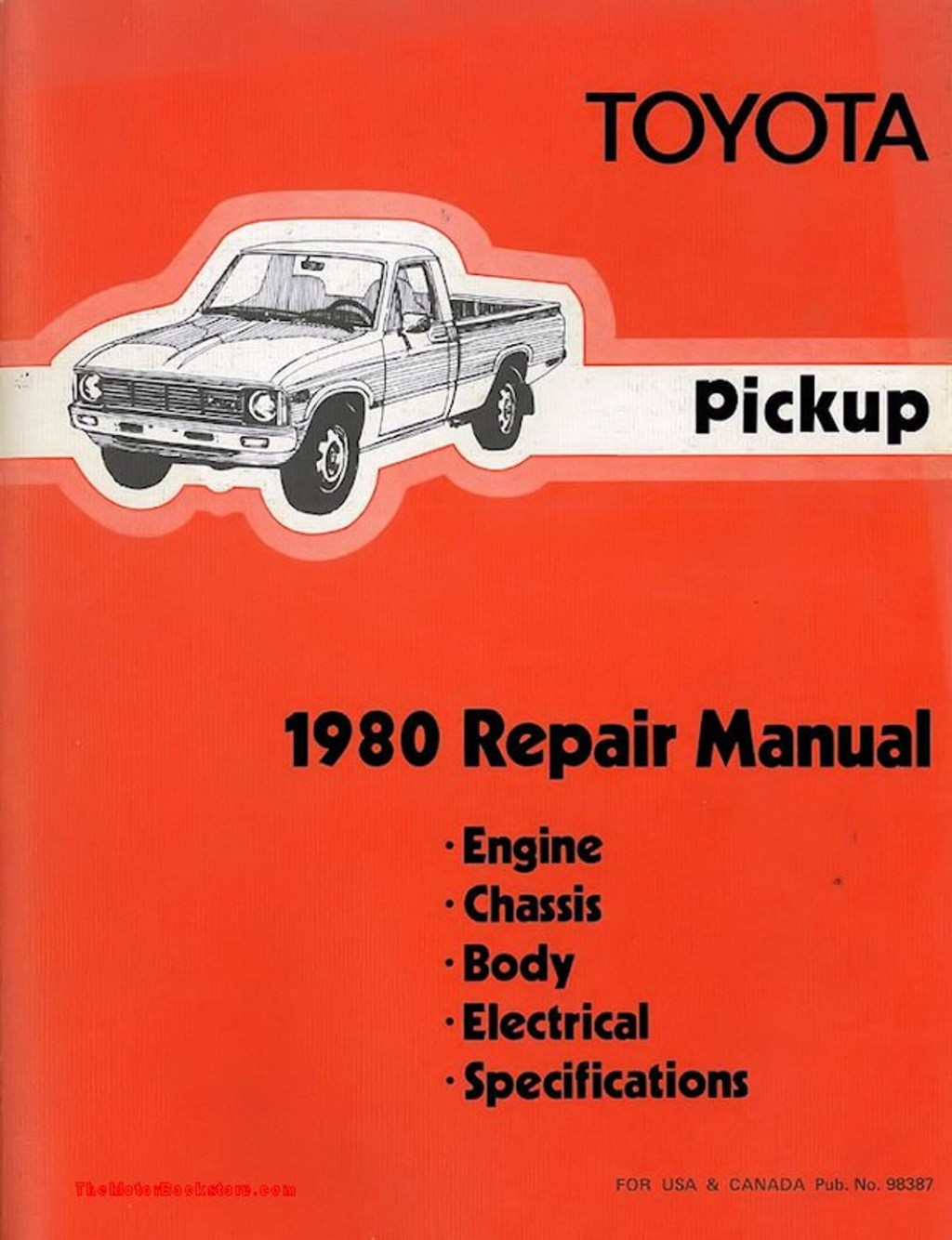 Picture of: Toyota Pickup OEM Repair Manual