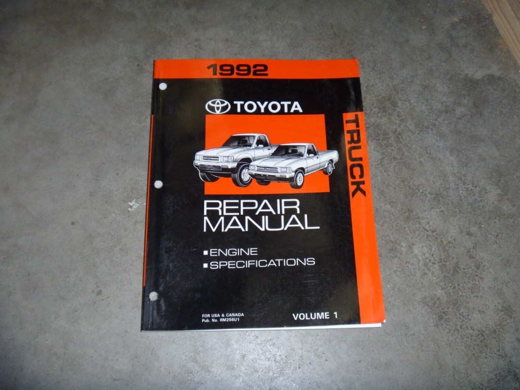 Picture of: Toyota Pickup Truck Engine Shop Service Repair Manual Deluxe