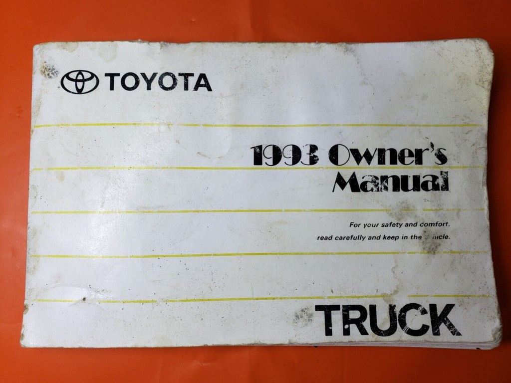 Picture of: – Toyota Pickup Truck  Owners Manual Book Booklet Care Brochure  Original
