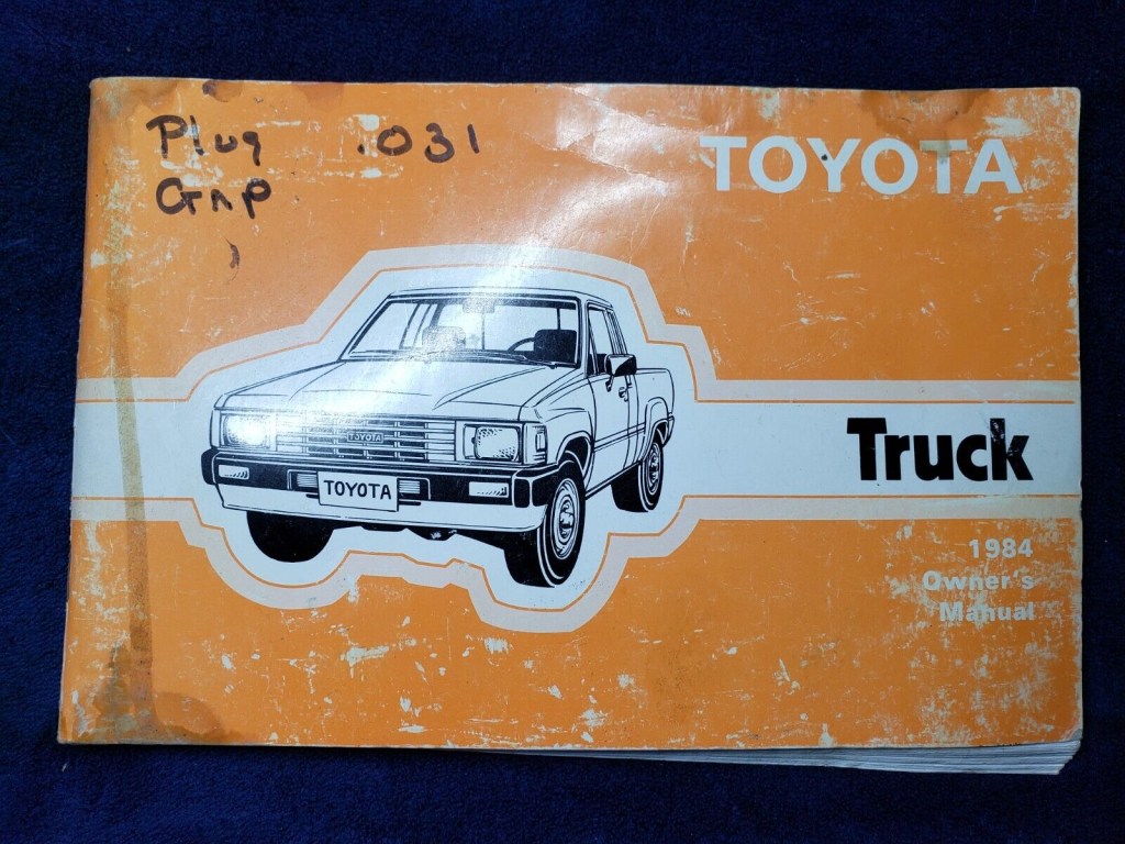 Picture of: Toyota Pickup Truck Owners Manual Book Booklet Care Brochure Original
