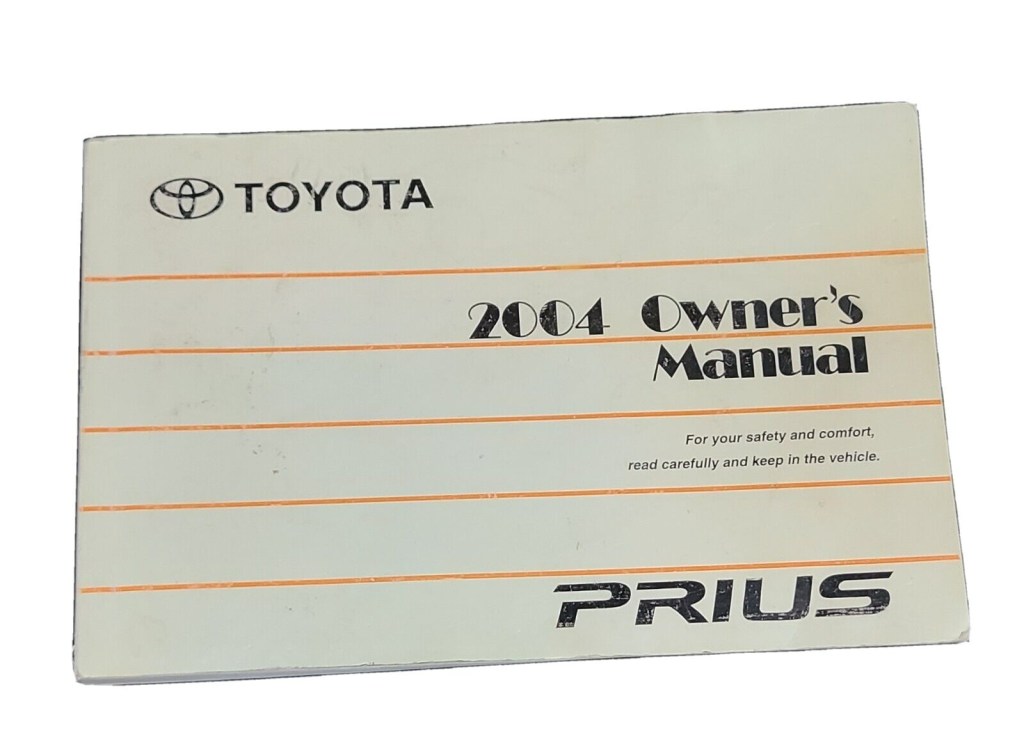 Picture of: Toyota Prius Owner’s Manual