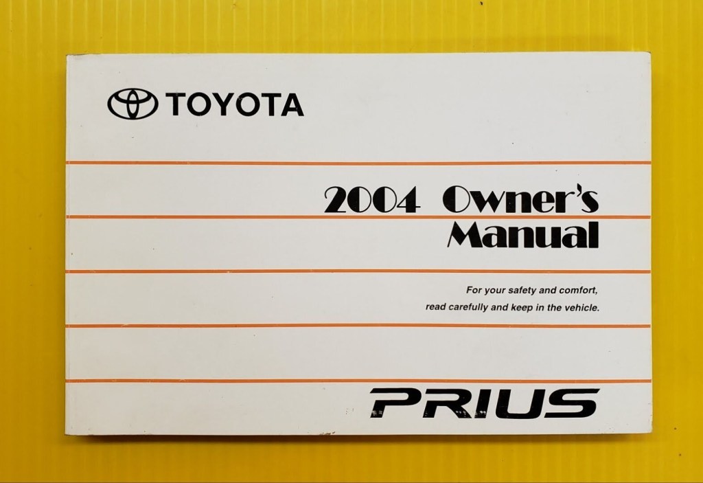 Picture of: Toyota Prius Owner’s Owners Manual OEM