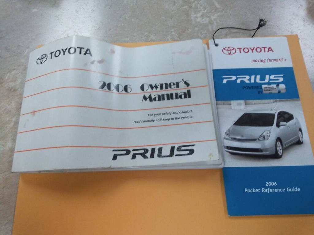 Picture of: TOYOTA PRIUS OWNERS MANUAL &amp; QUICK REF  eBay