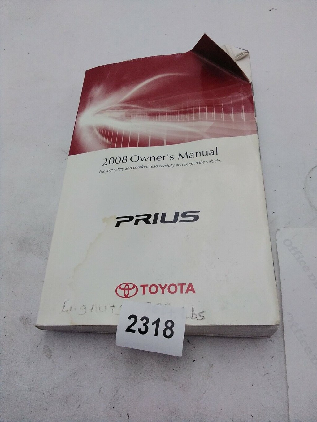 Picture of: Toyota Prius Owners Manual