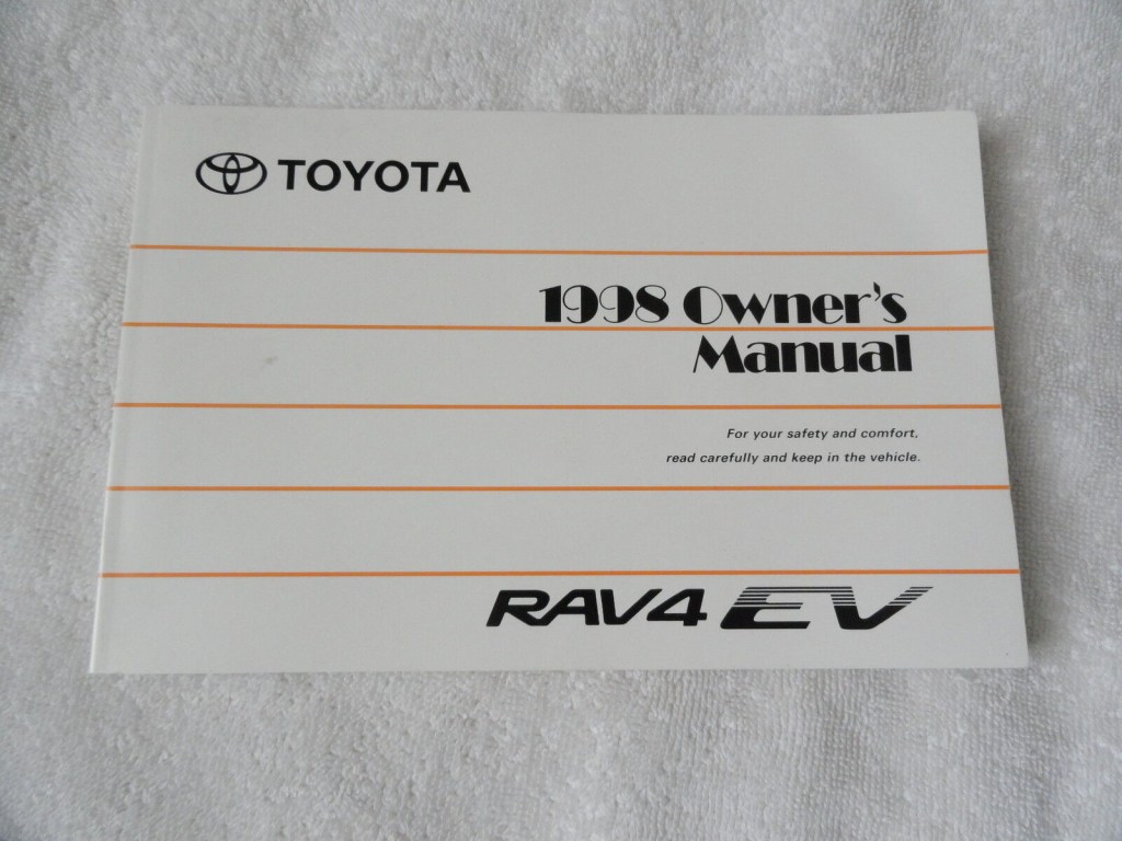 Picture of: Toyota RAV EV Electric Owner’s Manual