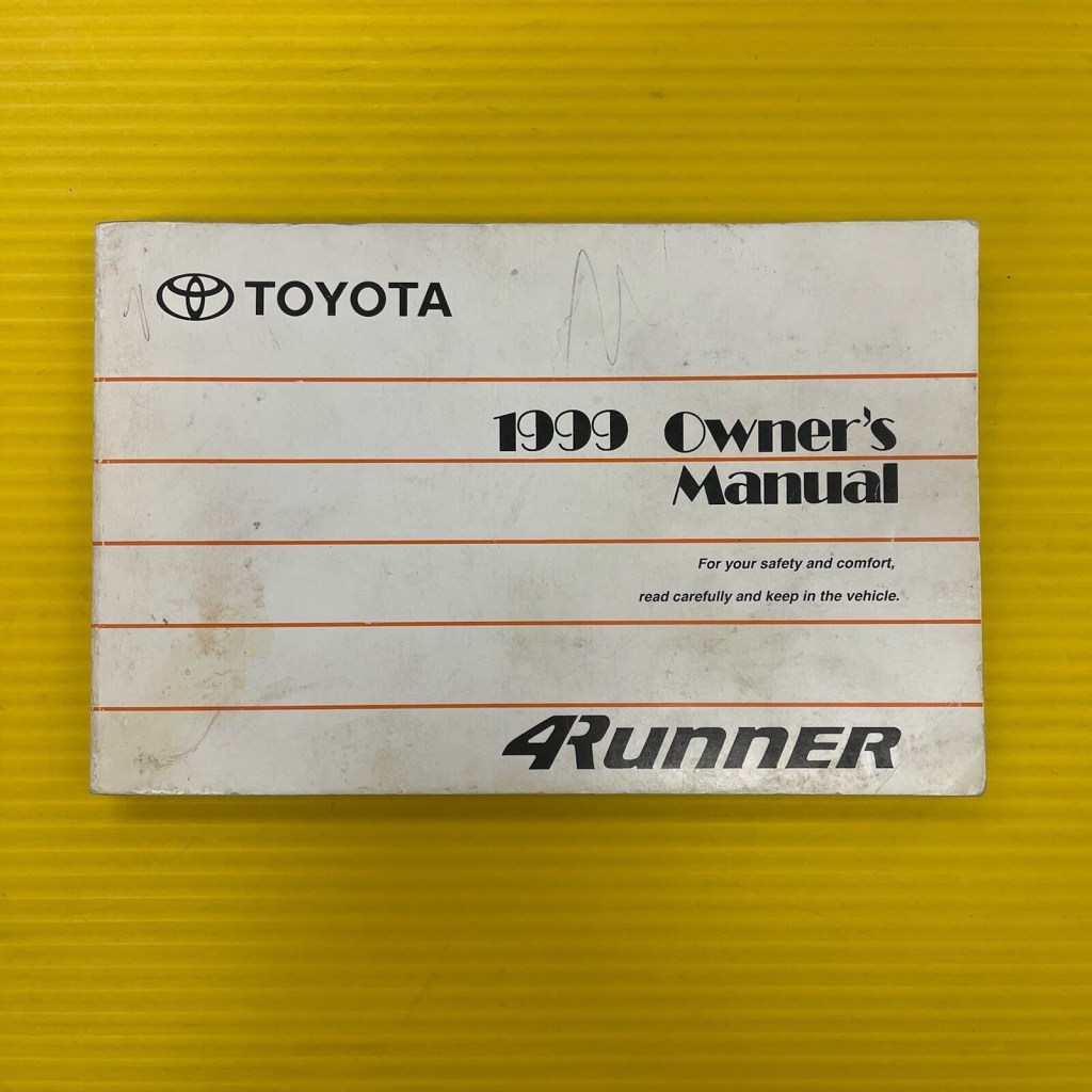 Picture of: Toyota Runner Owners Owner’s Manual