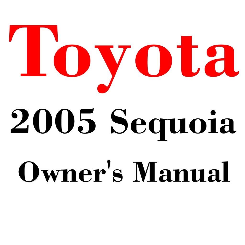Picture of: Toyota Sequoia Owners Manual PDF Digital Download – Etsy